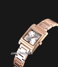 SKMEI 1388RG Ladies Silver Sunray Dial Rose Gold Stainless Steel Strap-3