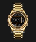 SKMEI 1448GD Digital Dial Gold Stainless Steel Strap-0