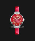 SKMEI Vogue 9160RD Ladies Red Dial Red Leather Strap-0
