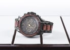 Spinnaker Wood Vessel SP-5027-44 Chronograph Men Brown Dial Dual Tone Stainless Steel Strap-2