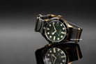 Spinnaker Vintage Cahill SP-5033-05 Men Green Dial Green Leather Strap + Extra Strap-10