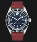 Spinnaker Fleuss SP-5055-08 Automatic Prussian Blue Dial Red Leather Strap-0