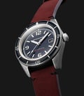 Spinnaker Fleuss SP-5055-08 Automatic Prussian Blue Dial Red Leather Strap-1