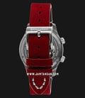 Spinnaker Vintage Bradner SP-5057-01 Men Black Dial Red Leather Strap-2