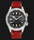 Spinnaker Bradner SP-5062-01 Automatic Ink Black Dial Red Leather Strap-0
