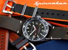Spinnaker Vintage Wreck SP-5065-01 Men Black Dial Dark Brown Leather Strap-7