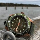 Spinnaker Vintage Wreck SP-5065-03 Men Green Dial Green Leather Strap-10