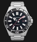 Spinnaker Amalfi SP-5074-11 Men Diver Automatic Black Dial Stainless Steel Strap-0