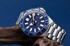 Spinnaker Amalfi SP-5074-22 Men Diver Automatic Blue Dial Stainless Steel Strap-6