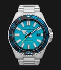 Spinnaker Amalfi SP-5074-33 Men Diver Automatic Aquamarine Dial Stainless Steel Strap-0