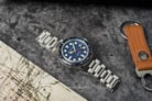Spinnaker Cahill SP-5075-22 Mid Size Admiral Blue Dial Stainless Steel Strap-5
