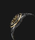 Spinnaker Cahill SP-5075-33 Mid Size Onyx Black Dial Black Stainless Steel Strap-1