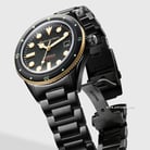 Spinnaker Cahill SP-5075-33 Mid Size Onyx Black Dial Black Stainless Steel Strap-5