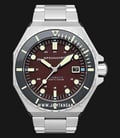 Spinnaker Dumas SP-5081-AA Automatic Bordeaux Men Red Dial Stainless Steel Strap-0