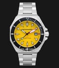Spinnaker Dumas SP-5081-II Automatic Hornet Yellow Dial Stainless Steel Strap-0