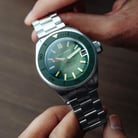 Spinnaker Piccard SP-5098-11 Hunter Divers Automatic Green Dial Stainless Steel Strap-8