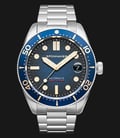 Spinnaker Croft SP-5100-22 Mid Size Automatic Regiment Blue Dial Stainless Steel Strap-0