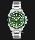 Spinnaker Hull Diver SP-5106-33 Automatic Emerald Pearl Dial Stainless Steel Strap Limited Edition-0