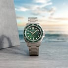 Spinnaker Hull Diver SP-5106-33 Automatic Emerald Pearl Dial Stainless Steel Strap Limited Edition-3