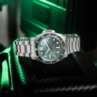 Spinnaker Hull Diver SP-5106-33 Automatic Emerald Pearl Dial Stainless Steel Strap Limited Edition-4
