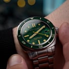 Spinnaker Hull Diver SP-5106-33 Automatic Emerald Pearl Dial Stainless Steel Strap Limited Edition-6