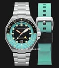 Spinnaker Dumas SP-5119-33 Dark Turquoise Automatic Black Dial Stainless Steel Strap + Extra Strap-0