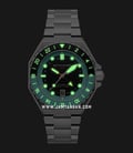 Spinnaker Dumas SP-5119-33 Dark Turquoise Automatic Black Dial Stainless Steel Strap + Extra Strap-1