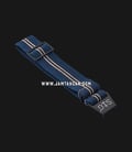 Strap Guy MN-NBL-SND-02-19B Navy Blue Nylon 2 Sand Stripes Black Folding Clasp-0