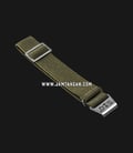 Strap Guy MN-OLG-20A Green Olive Silver Folding Clasp-0