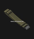Strap Guy MN-OLG-20B Olive Green Nylon Black Folding Clasp-0
