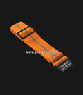 Strap Guy MN-ORG-CYN-22B Orange Nylon Cyan Stripe Black Folding Clasp-0