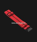 Strap Guy MN-RED-BLK-20B Red Nylon Black Stripe Black Folding Clasp-0