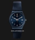 Swatch GN414 Naitbaya Ladies Blue Dial Blue Rubber Strap-0
