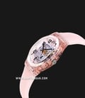 Swatch GP158 Pink Board Transparent Dial Pink Silicone Strap-1