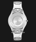 Swatch Skin SFK300G Climber Flowery Silver Dial Stainless Steel Strap-0