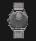 Swatch X Omega Bioceramic Moonswatch SO33A100 Speedmaster Black Dial Grey Velcro Strap-2