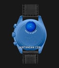 Swatch X Omega Bioceramic Moonswatch SO33N100 Mission To Neptune Speedmaster Blue Dial Velcro Strap-1