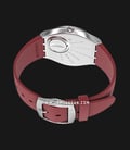 Swatch Skin SS07S105 Rouge Men Grey Dial Red Rubber Strap-2
