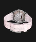 Swatch SUOK703 Pink Glistar Rose Gold Dial Semi Transparent Pink Glitter Silicone Strap-2