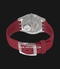 Swatch SUOK717 Polared Men Purple Dial Red Maroon Rubber Strap-2