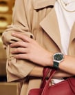 Swatch Skin SYXS121 Petrol Men Green Dial Green Leather Strap-3