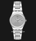 Swatch YLS466G Classy Silver Ladies Silver Dial Stainless Steel Strap-0