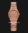 Swatch YSG163G Full Rose Ladies Rose Gold Dial Rose Gold Stainless Steel Strap-0