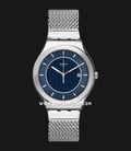 Swatch YWS449MA Blue Icone Men Blue Dial Stainless Steel Strap-0