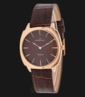 SWISS NAVY 6805LRGBN Woman Brown Dial Brown Leather Strap-0
