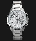SWISS NAVY 8007MSSWH Men Chronograph White-Map Dial Stainless Steel-0