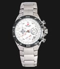 SWISS NAVY 8301MSSWH Man Chronograph White Pattern Dial Stainless Steel-0