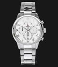 SWISS NAVY 8307MSSWH Man Chronograph White Dial Stainless Steel-0