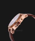 SWISS NAVY 8309MRGBNBN Man Chronograph Brown Pattern Dial Rose-gold Case Brown Leather Strap-1