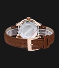 SWISS NAVY 8310LRGBN Ladies Brown Dial Rose Gold Case Brown Leather Strap-2